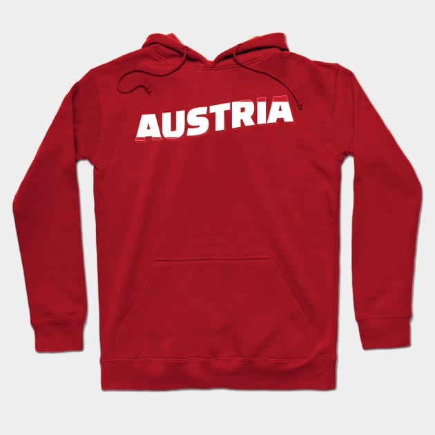 Austria Vintage style retro souvenir Hoodie by DesignerPropo